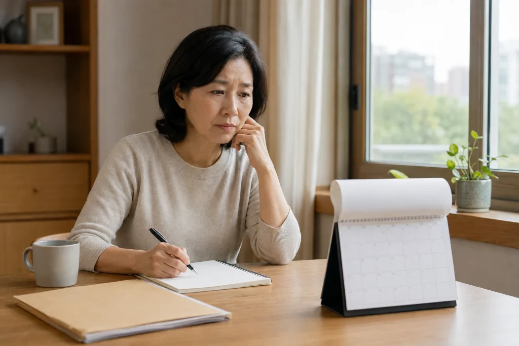 유류분 반환청구권 소멸시효 관련 날짜와 자료를 확인하는 장면