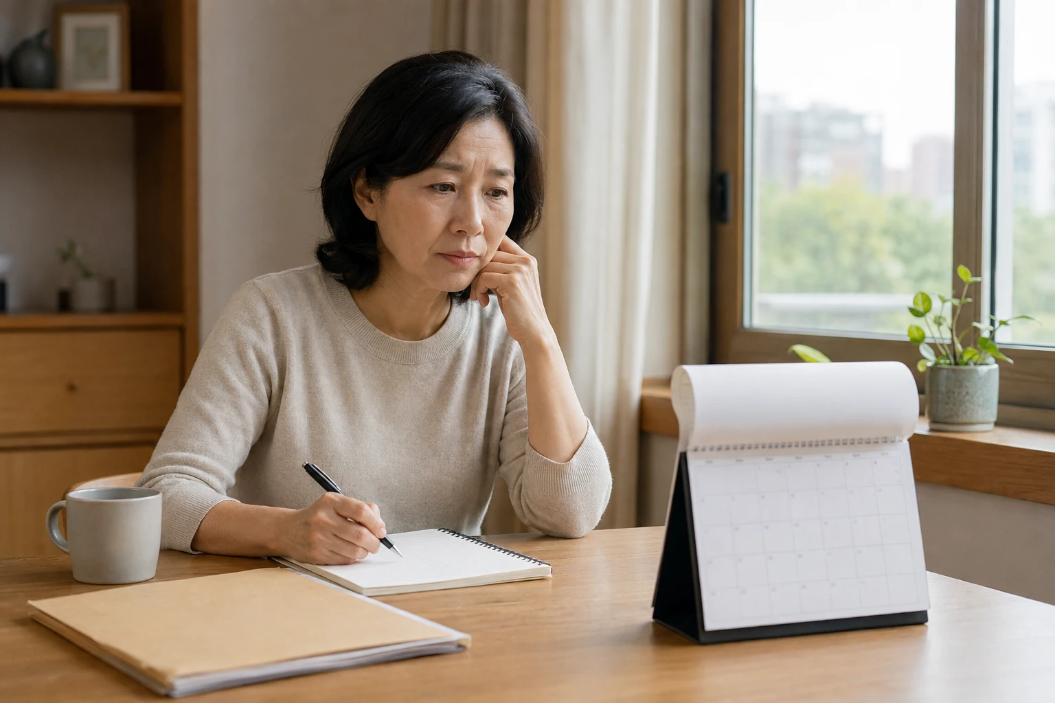 유류분 1년 지나면 관련 자료를 확인하는 장면